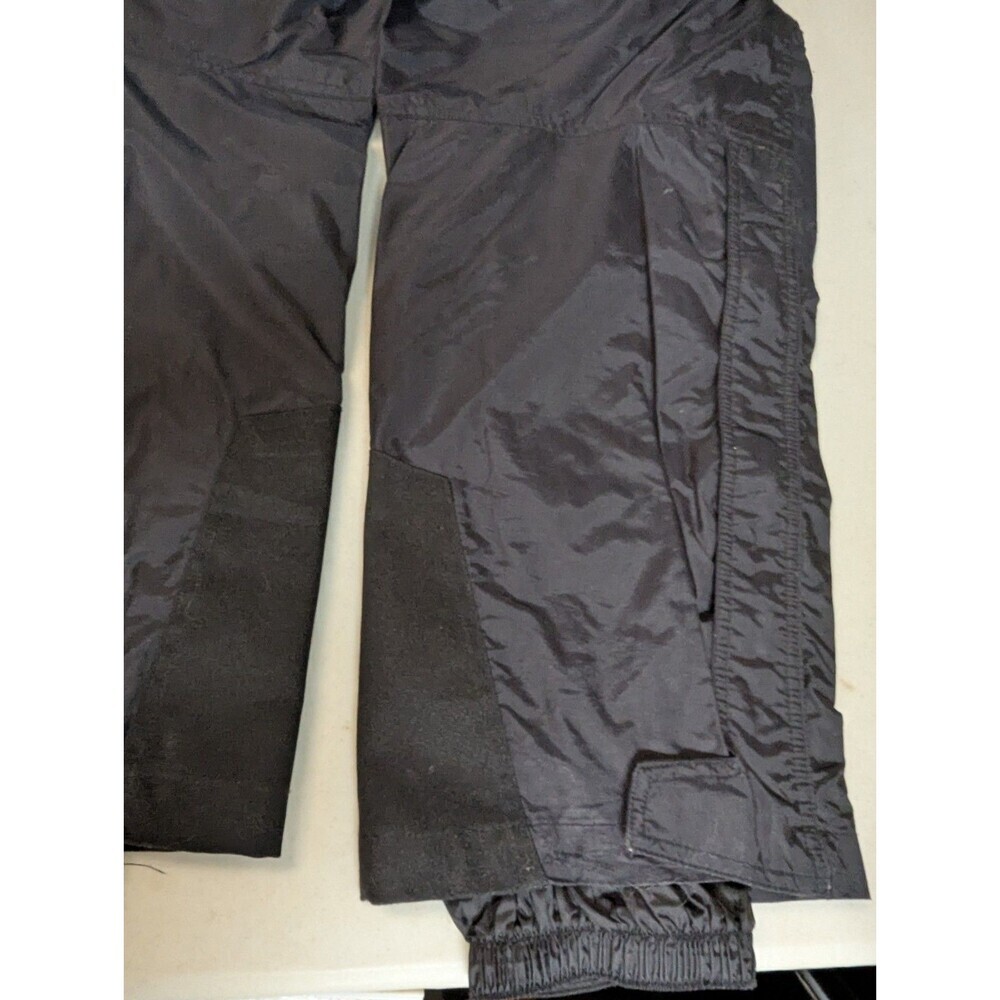 Columbia Men’s M Black Ski Snow Pants Insulated Winter Boarding Belted Mesh Line - Picture 10 of 16